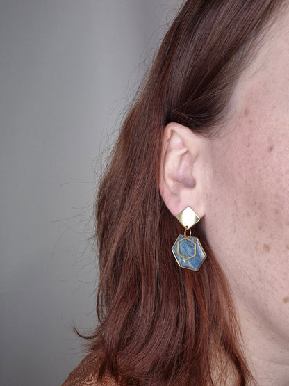 Boucles d'oreilles "Galaxie Dorée" – Chic et Modernité