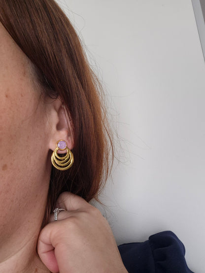 Boucles d’oreilles Simone - plusieurs couleurs disponibles -