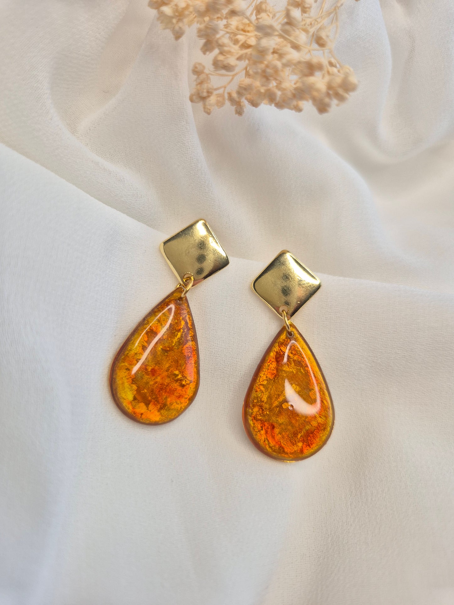 Boucles d’oreilles pendantes Éléonore