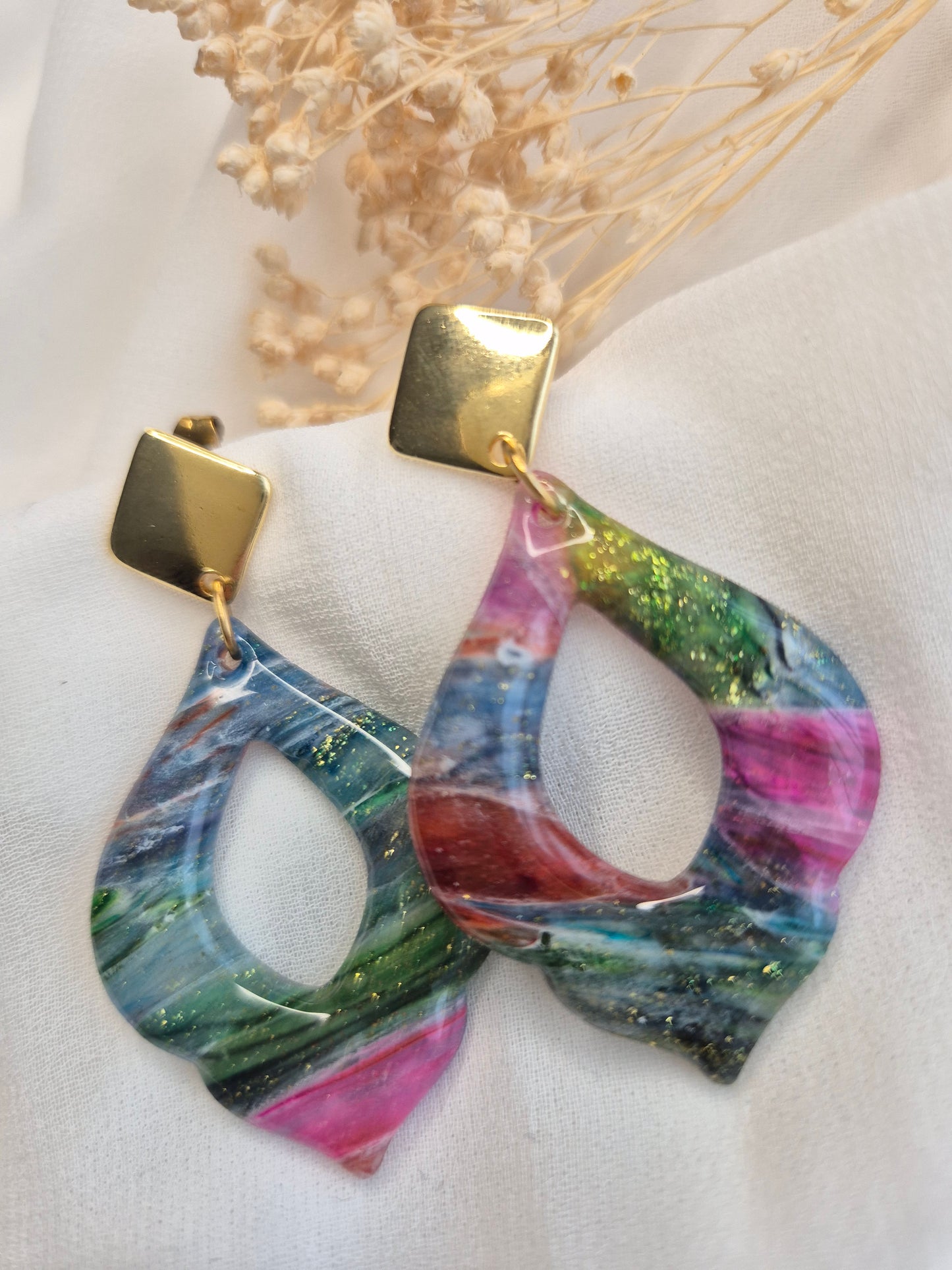 Boucles d’oreilles – Isadora  (Plusieurs coloris disponibles)