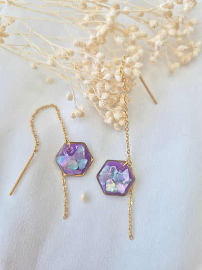 Boucles pendantes Lyséa