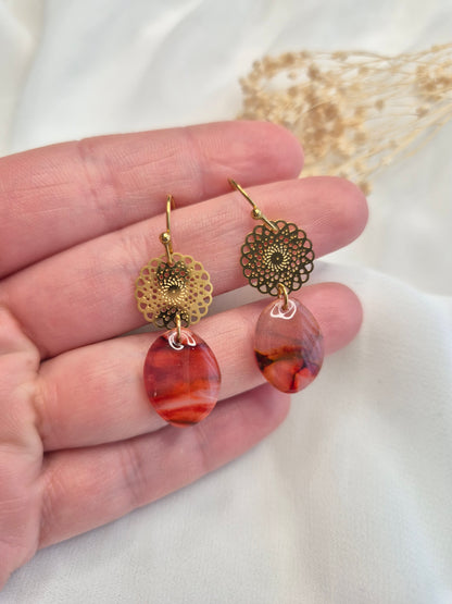 Boucles d’oreilles – Léana  (2 coloris disponibles)