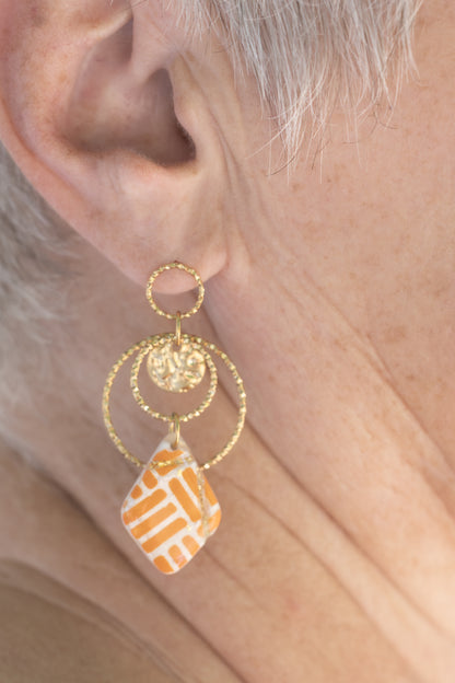 Boucles d'oreilles pendantes Ora