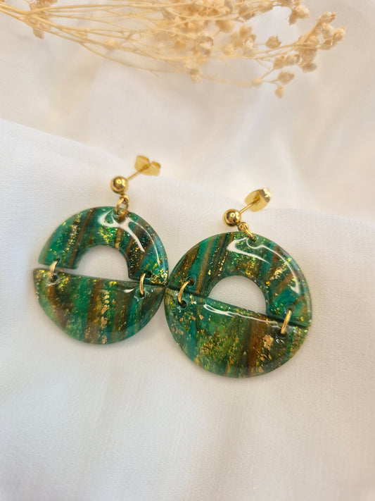 Boucles d’oreilles pendantes Althéa