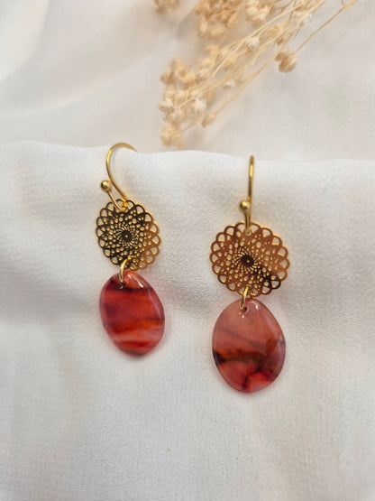 Boucles d’oreilles – Léana  (2 coloris disponibles)