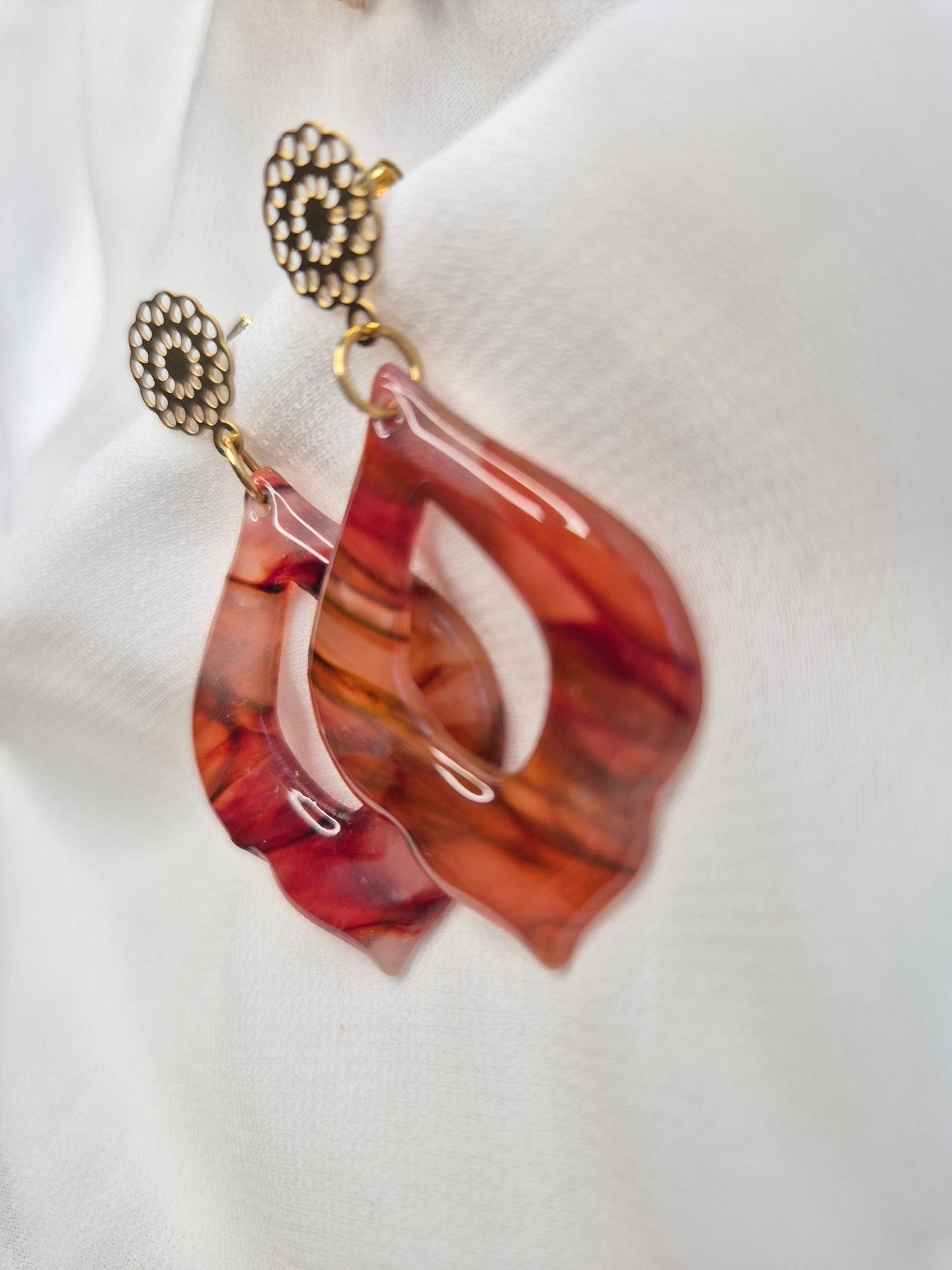 Boucles d’oreilles – Isadora  (Plusieurs coloris disponibles)