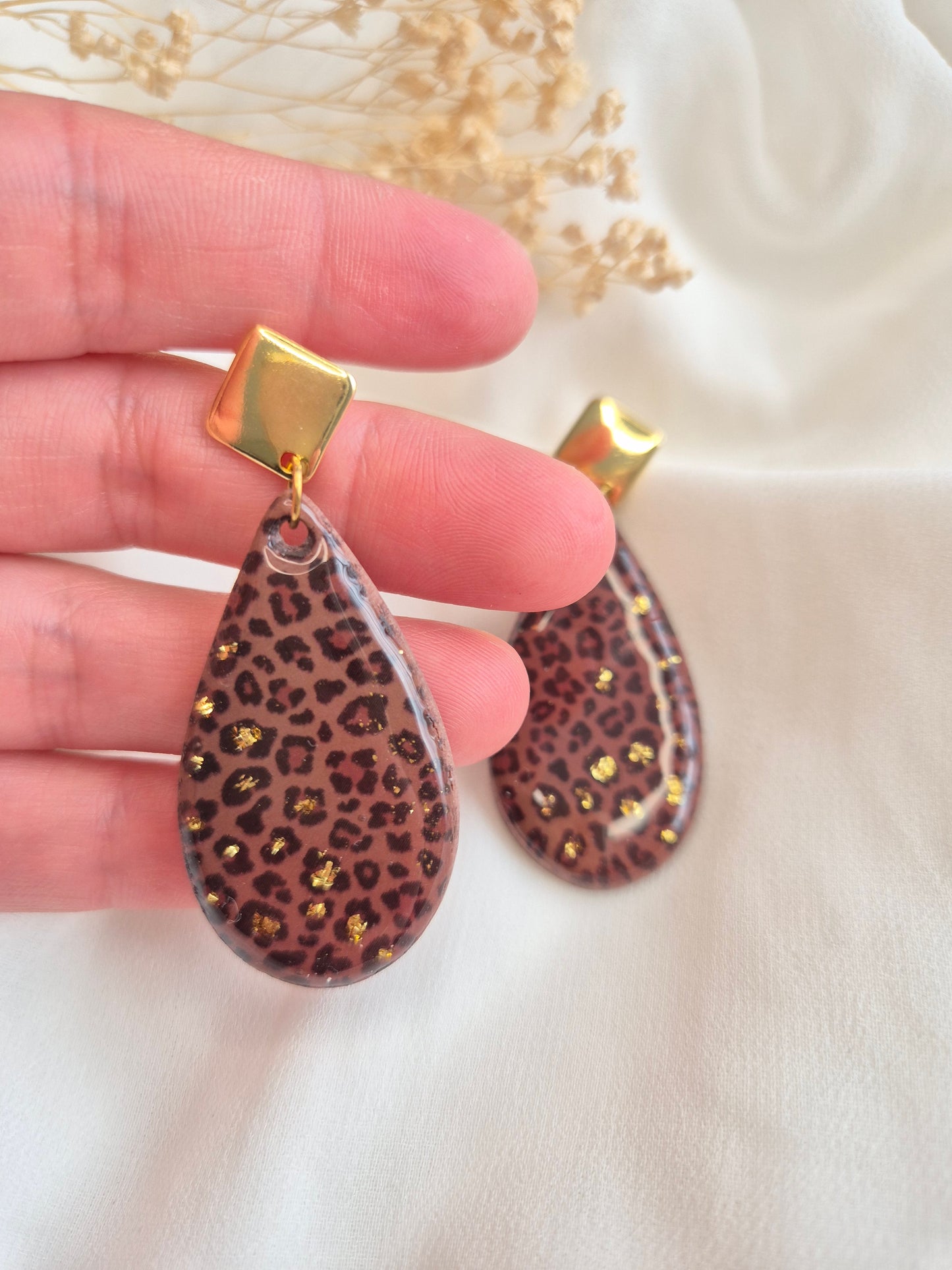 Boucles d’oreilles pendantes Samira