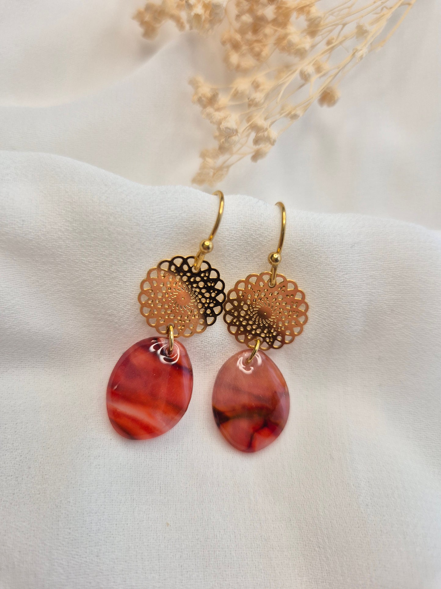 Boucles d’oreilles – Léana  (2 coloris disponibles)