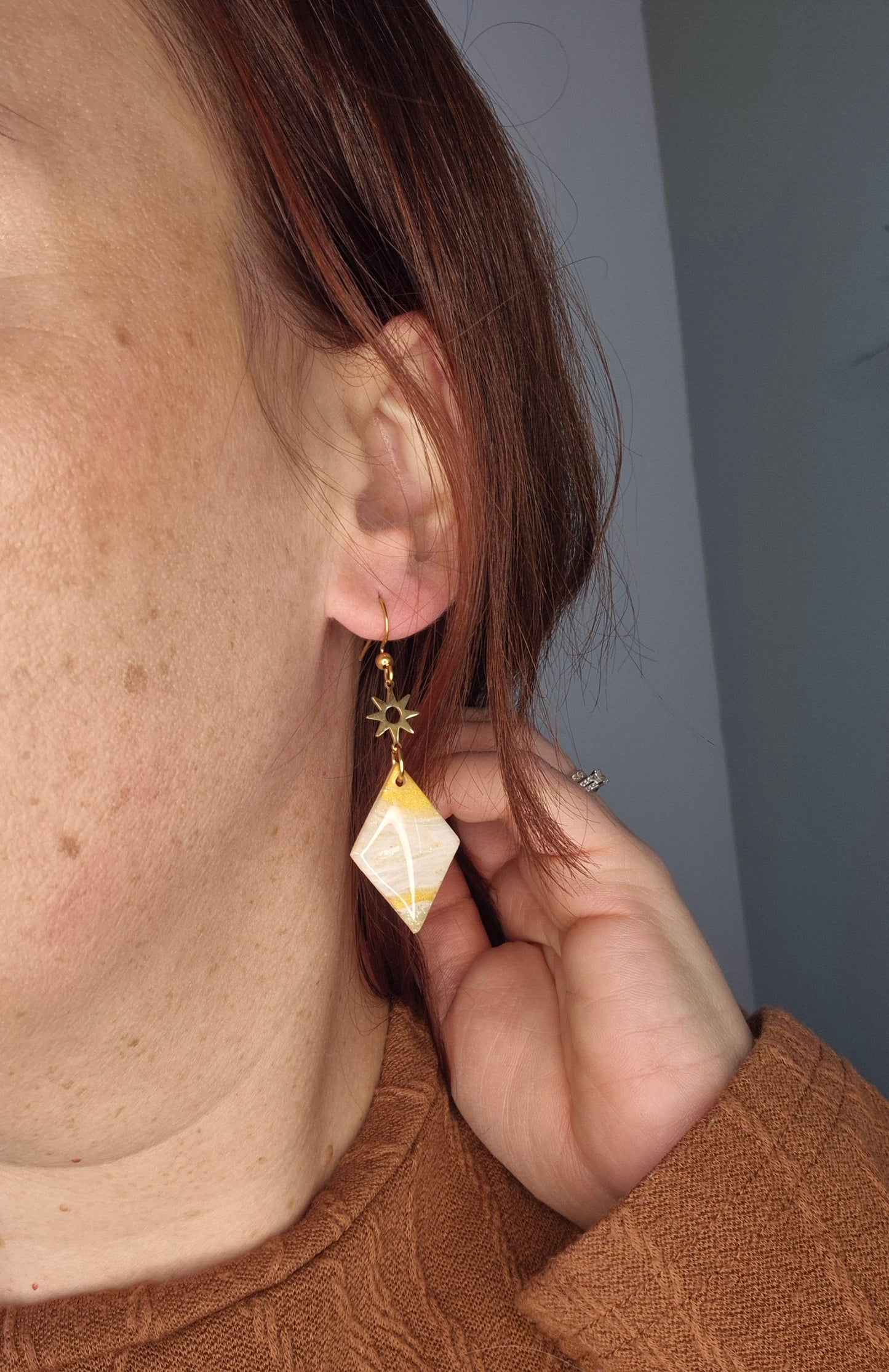 Boucles d’oreilles Gaïa — plusieurs coloris disponibles