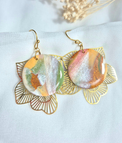 Boucles d’oreilles Éléna — coloris au choix