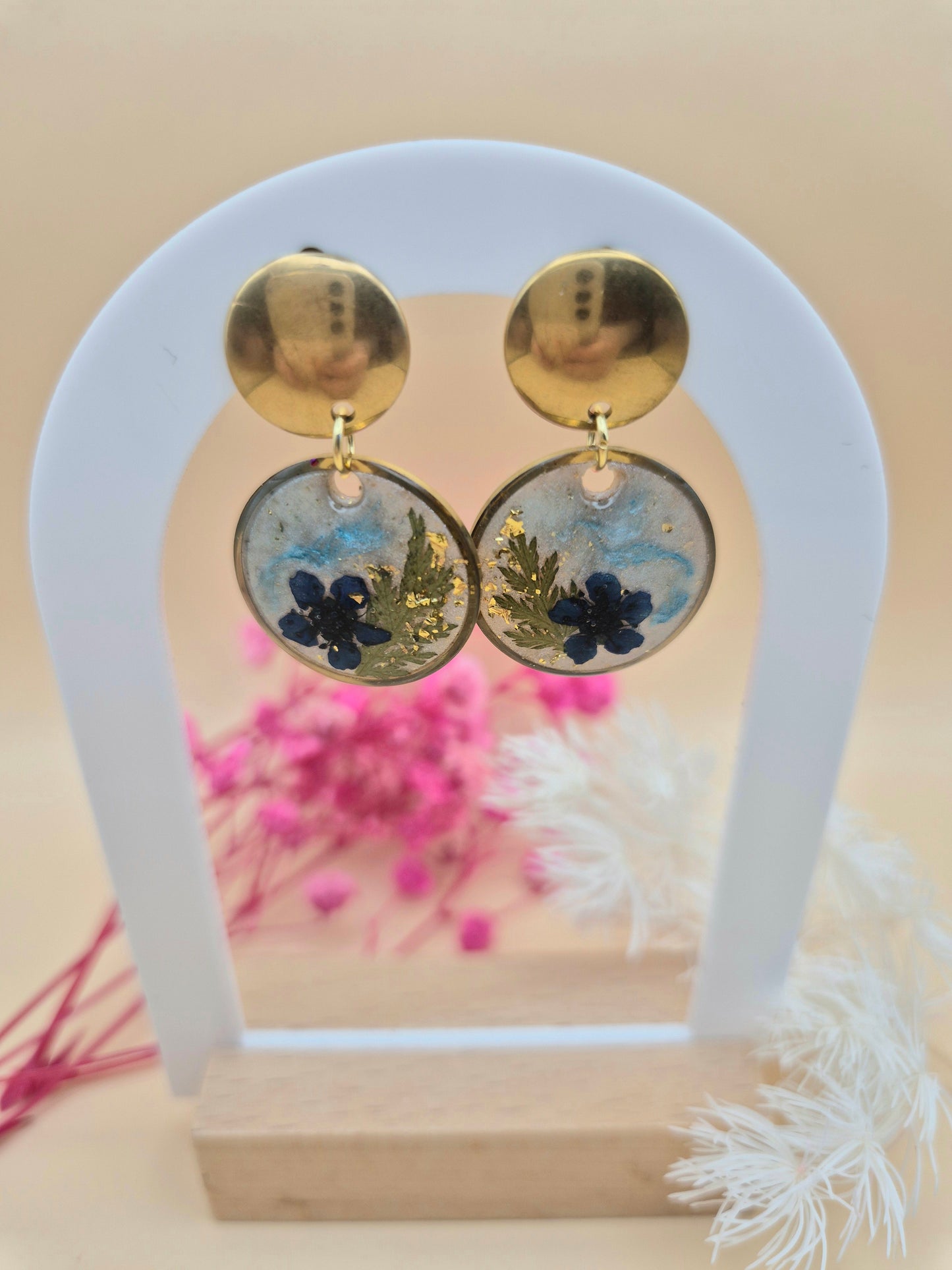 Boucles d’oreilles « Nature Éternelle »