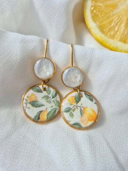 Boucles d'oreilles Suzon  - doré ou argenté