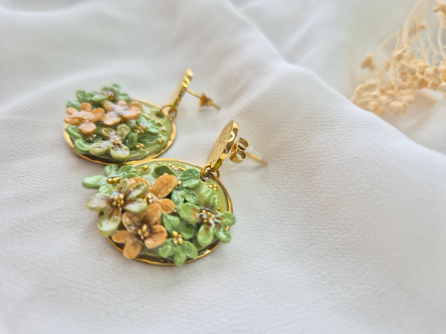 Boucles d’oreilles Camomille