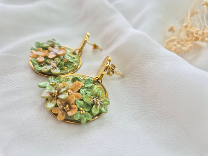 Boucles d’oreilles Camomille