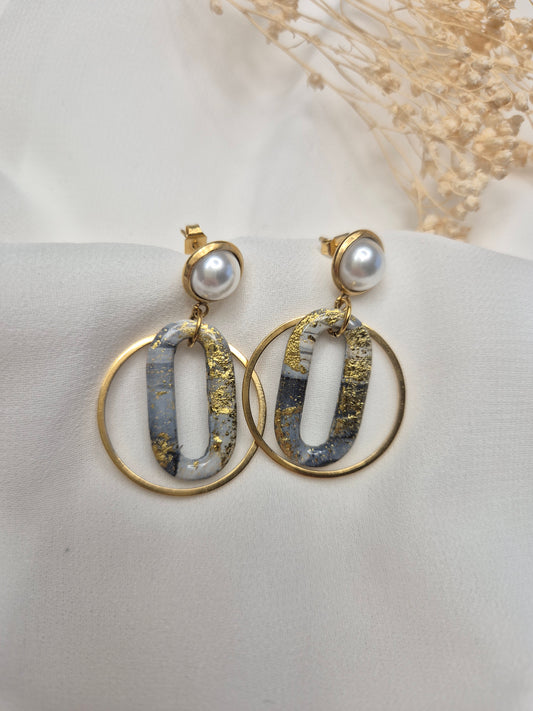 Boucles d’oreilles pendantes – Ophélie