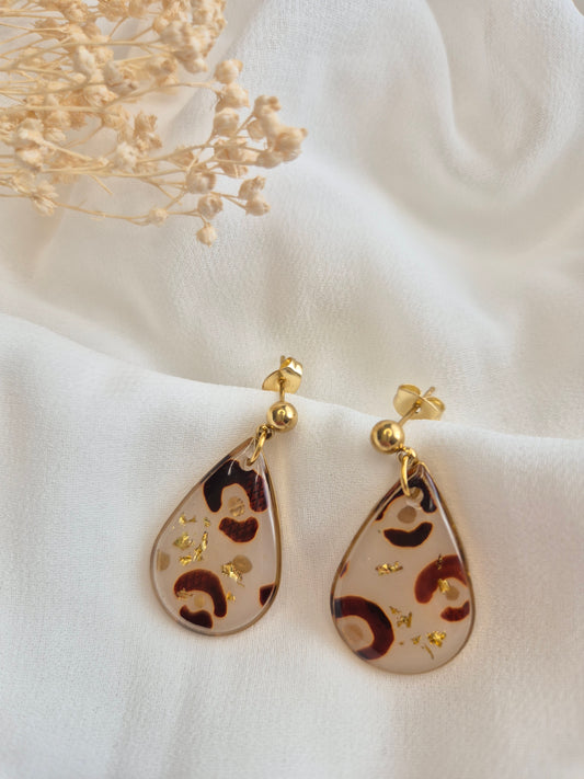 Boucles d’oreilles pendantes Amandine