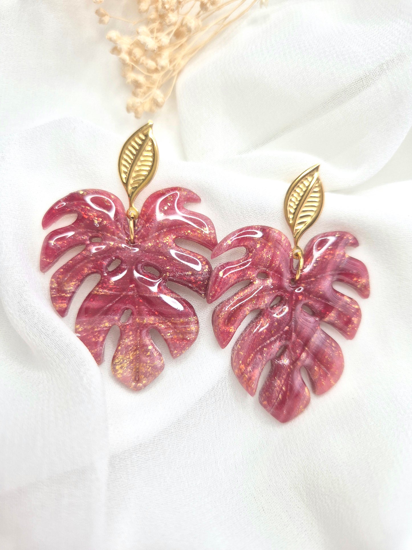 Boucles d’oreilles Alba (plusieurs teintes disponibles)